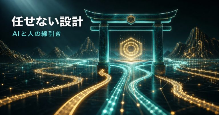 AIに任せてはいけない業務の見極め方｜判断の聖域を設計する【2026年版】