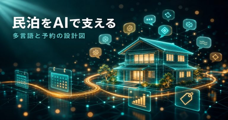 民泊・ゲストハウス向け｜AIで多言語対応と予約運営を効率化する設計【2026年版】