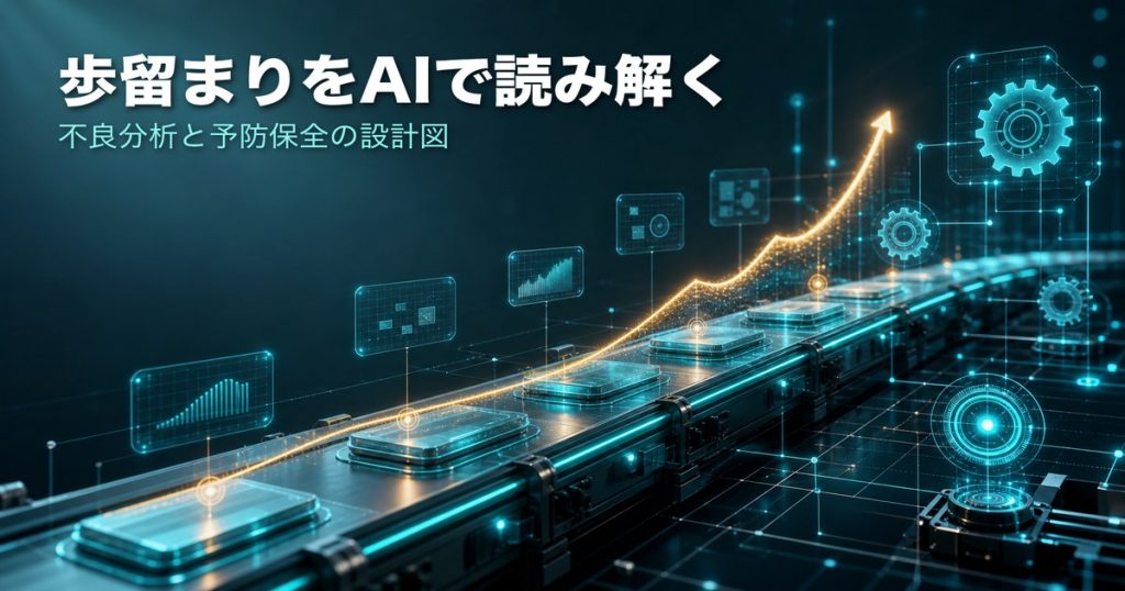 製造業の歩留まり改善向け｜AIで不良分析と予防保全を設計する【2026年版】