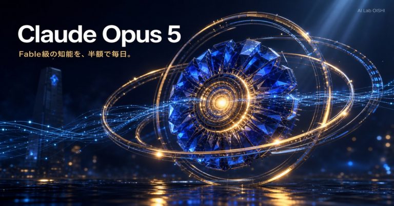 Claude Opus 5とは？Fable 5級の知能を半額で毎日使える新世代Opusを徹底解説