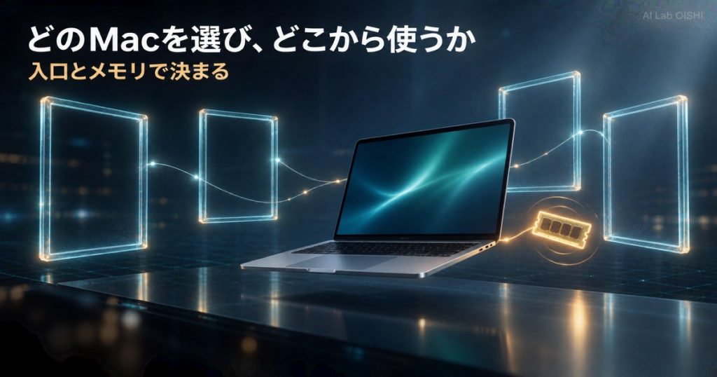 CodexをMacで使う｜どのMacを選び、どこから使うか（Xcode・CLI・デスクトップ）