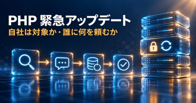 PHP 脆弱性｜PHP 緊急アップデートは自社も対象か・誰に何を頼むか