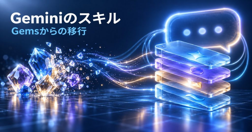 Geminiのスキルとは｜Gemsはいつ終わる？移行と作り方を整理